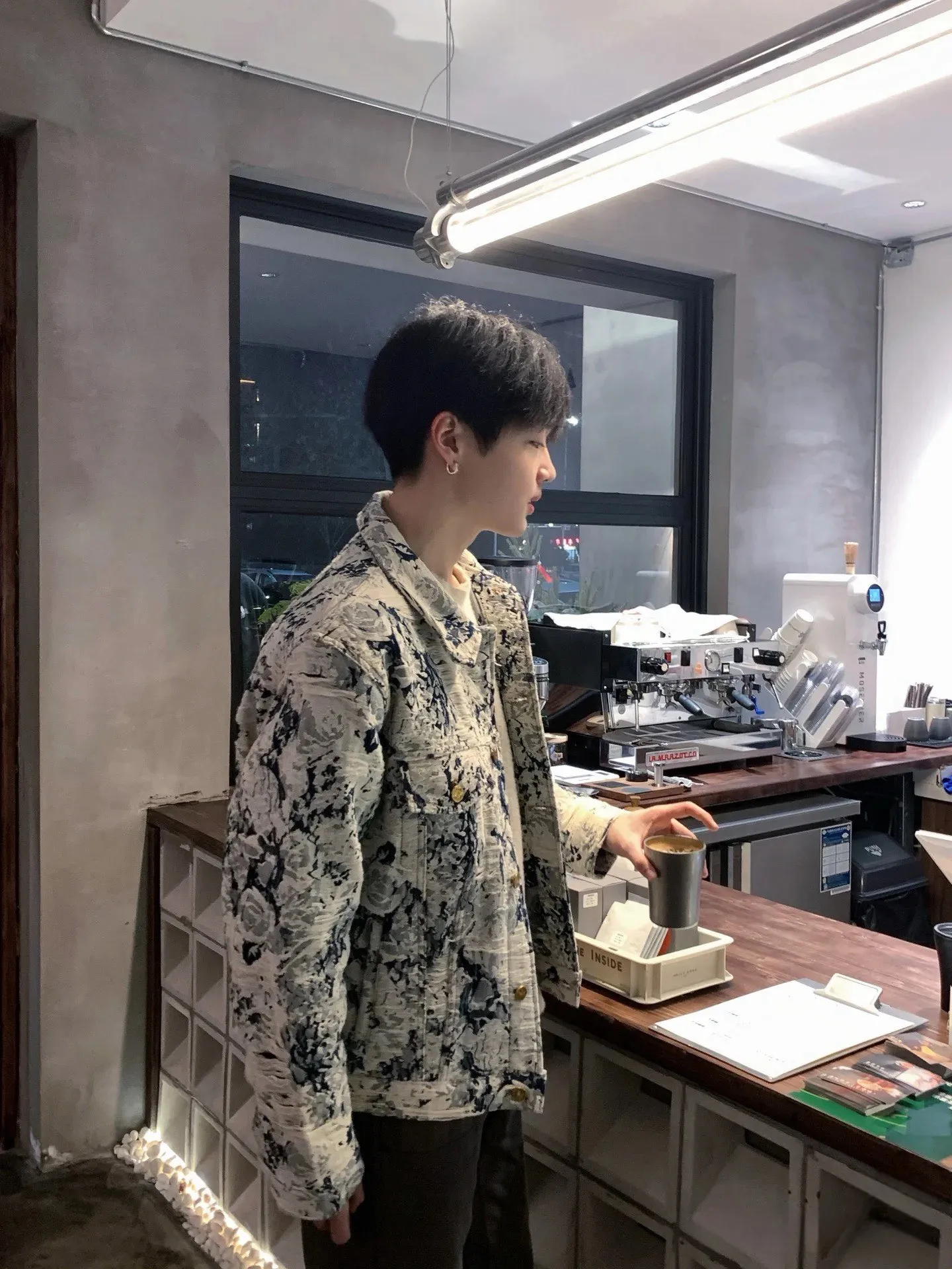 Louis Vuitton/Louis Vuitton Retro floral fringed denim jacket